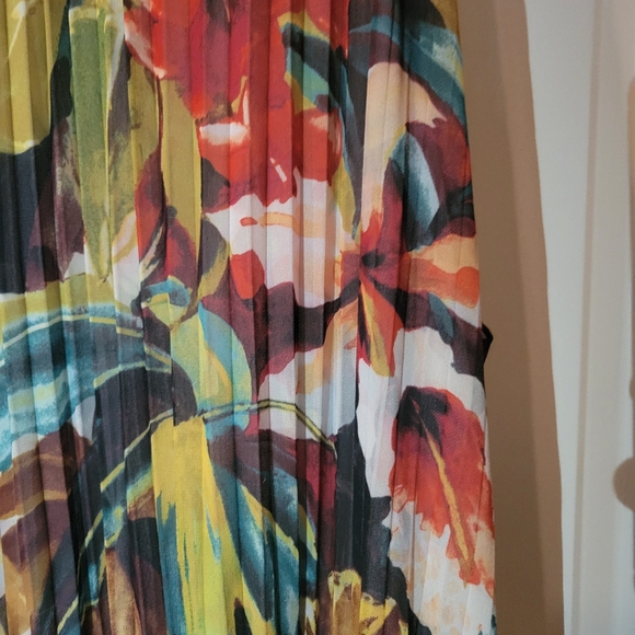 Chicos Tropical Maxi Dress Great for Vacations size 3.5 / women's plus size 18 - Picture 3 of 8